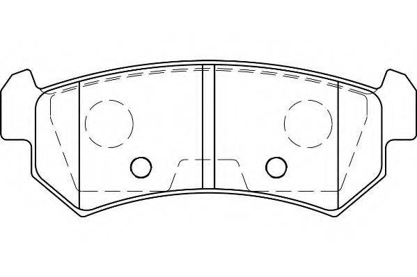 WAGNER WBP24071A Комплект тормозных колодок, дисковый тормоз