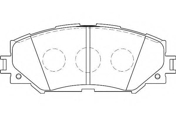 WAGNER WBP24336A Комплект тормозных колодок, дисковый тормоз