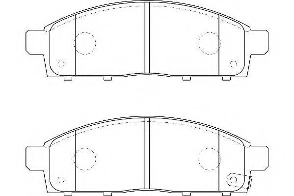 WAGNER WBP24529A Комплект тормозных колодок, дисковый тормоз