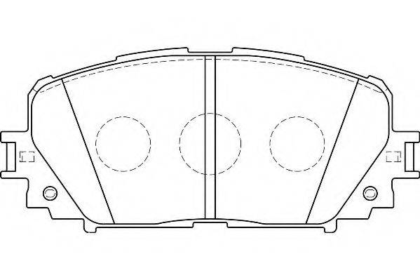 WAGNER WBP24708A Комплект тормозных колодок, дисковый тормоз