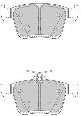 WAGNER WBP25008A Комплект тормозных колодок, дисковый тормоз