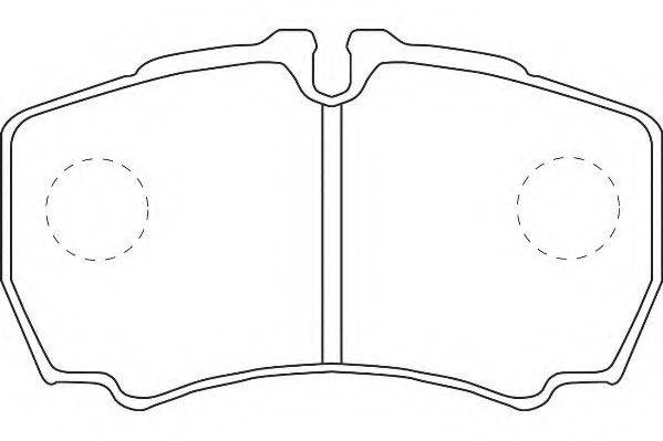 WAGNER WBP29123A Комплект тормозных колодок, дисковый тормоз