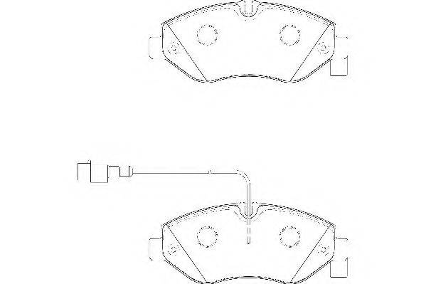 WAGNER WBP29230A Комплект тормозных колодок, дисковый тормоз