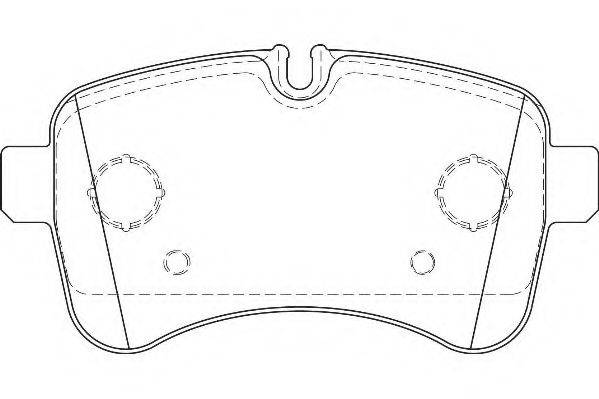 WAGNER WBP29232A Комплект тормозных колодок, дисковый тормоз