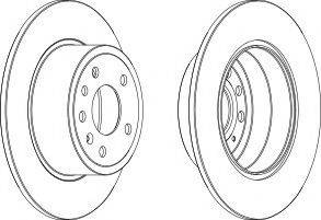 WAGNER WGR08111 Тормозной диск