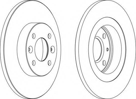 WAGNER WGR15021 Тормозной диск