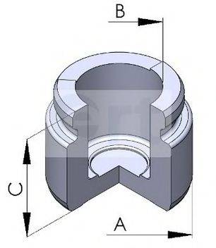 ERT 150770C Поршень, корпус скобы тормоза