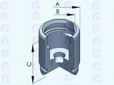 ERT 150848C Поршень, корпус скобы тормоза
