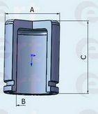 ERT 150787C Поршень, корпус скобы тормоза
