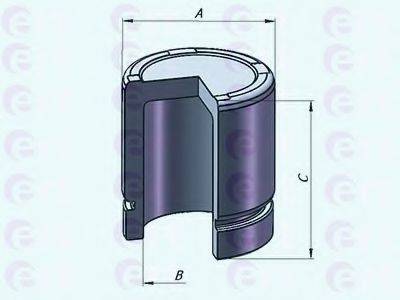 ERT 150841C Поршень, корпус скобы тормоза