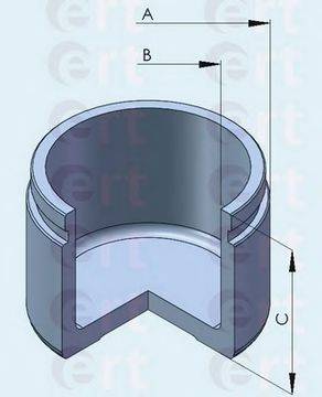 ERT 150825C Поршень, корпус скобы тормоза