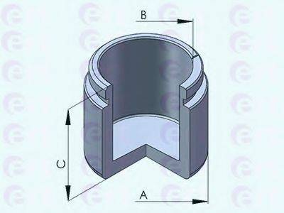 ERT 150897C Поршень, корпус скобы тормоза
