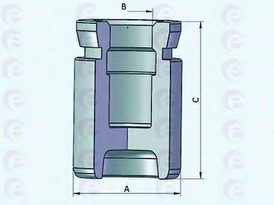 ERT 150912C Поршень, корпус скобы тормоза