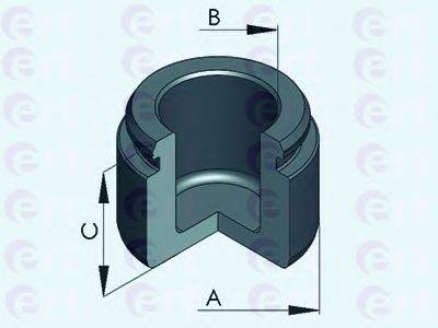 ERT 151276C Поршень, корпус скобы тормоза
