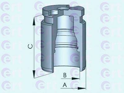 ERT 151163C Поршень, корпус скобы тормоза