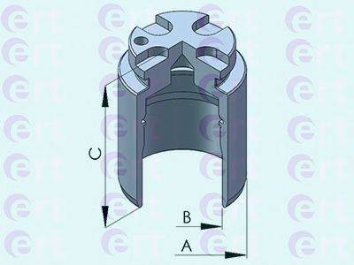 ERT 150984C Поршень, корпус скобы тормоза