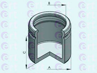 ERT 150985C Поршень, корпус скобы тормоза