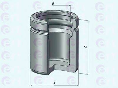 ERT 151255C Поршень, корпус скобы тормоза