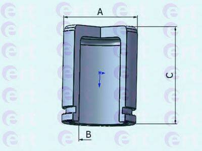 ERT 151215C Поршень, корпус скобы тормоза