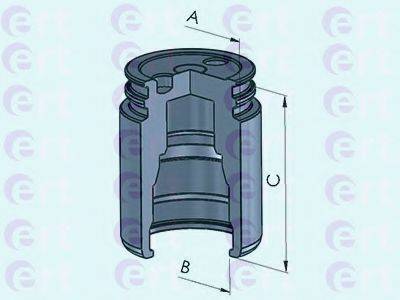 ERT 151203C Поршень, корпус скобы тормоза
