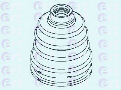 ERT 500430 Комплект пылника, приводной вал