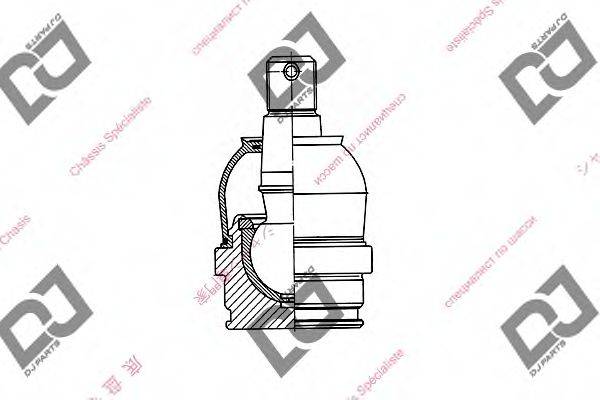 DJ PARTS DB1022 Несущий / направляющий шарнир
