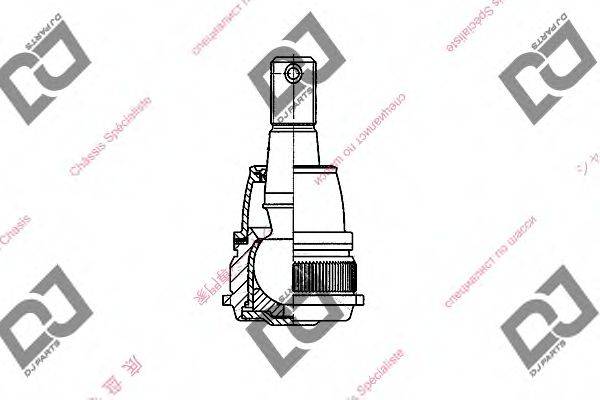 DJ PARTS DB1029 Несущий / направляющий шарнир