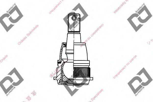 DJ PARTS DB1030 Несущий / направляющий шарнир