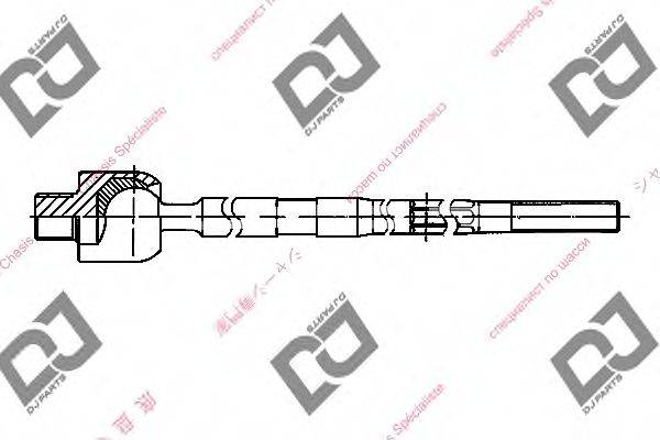 DJ PARTS DR1111 Осевой шарнир, рулевая тяга