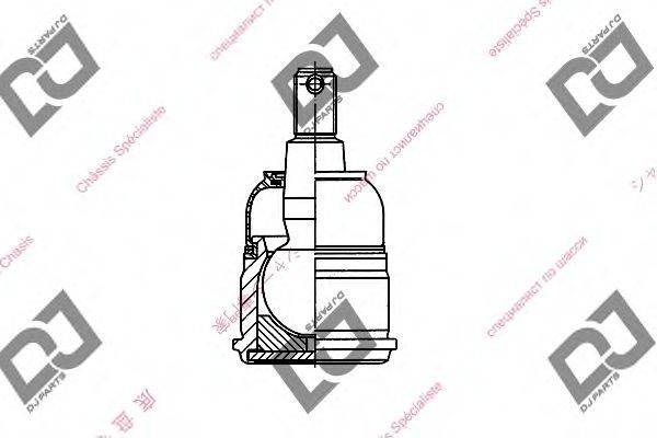 DJ PARTS DB1045 Несущий / направляющий шарнир