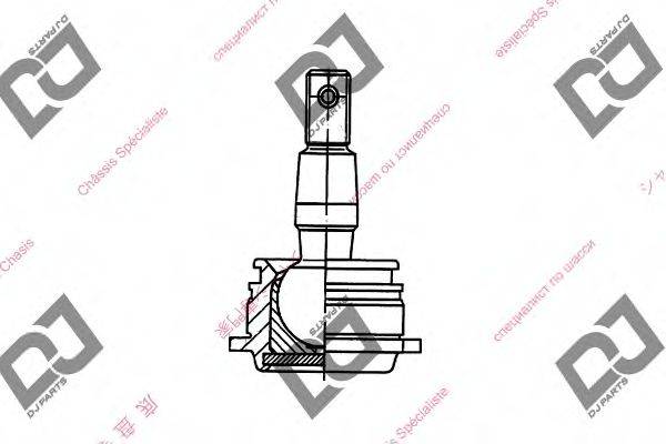 DJ PARTS DB1046 Несущий / направляющий шарнир