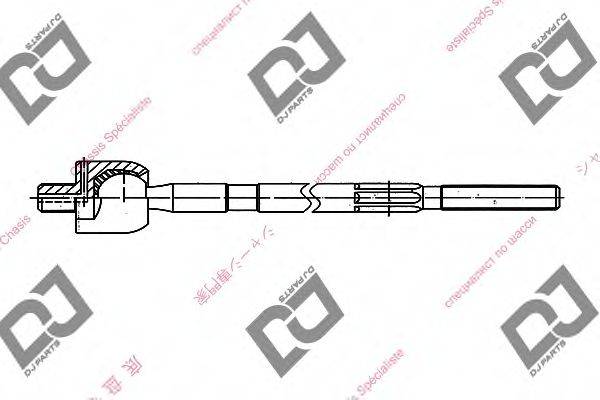 DJ PARTS DR1055 Осевой шарнир, рулевая тяга