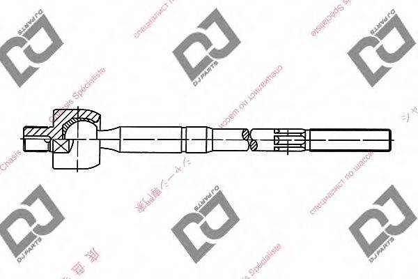 DJ PARTS DR1060 Осевой шарнир, рулевая тяга