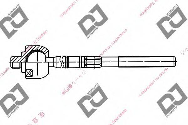 DJ PARTS DR1067 Осевой шарнир, рулевая тяга