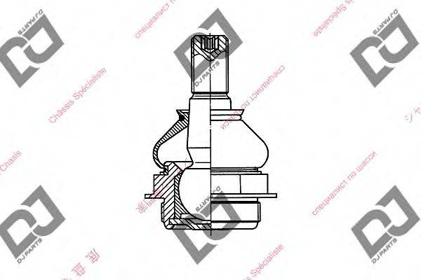 DJ PARTS DB1090 Несущий / направляющий шарнир