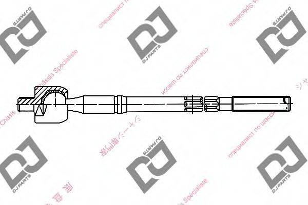 DJ PARTS DR1005 Осевой шарнир, рулевая тяга