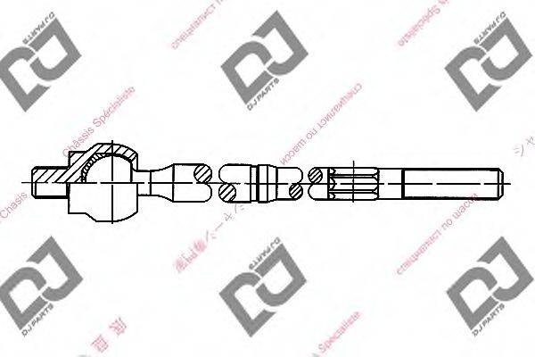 DJ PARTS DR1006 Осевой шарнир, рулевая тяга