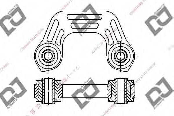 DJ PARTS DL1073 Тяга / стойка, стабилизатор