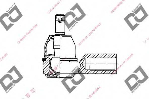 DJ PARTS DE1061 Наконечник поперечной рулевой тяги