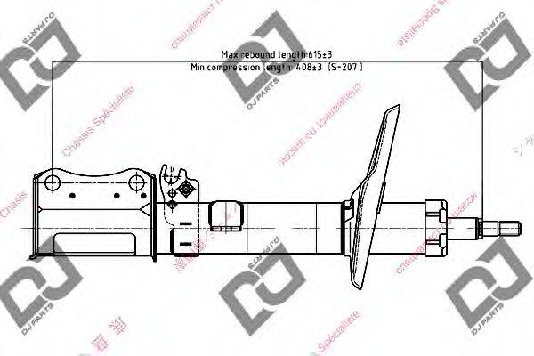 DJ PARTS DS1031GS Амортизатор