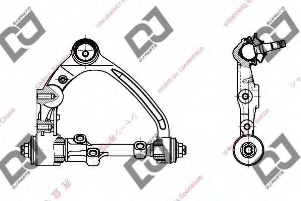 DJ PARTS DA1458 Рычаг независимой подвески колеса, подвеска колеса