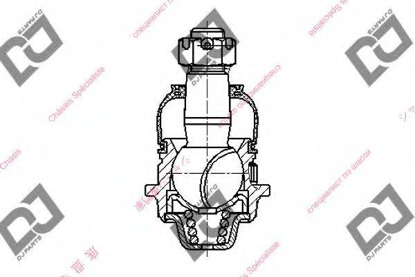 DJ PARTS DB1039 Несущий / направляющий шарнир