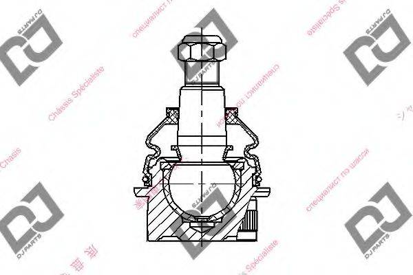 DJ PARTS DB1071 Несущий / направляющий шарнир