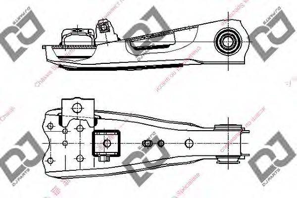 DJ PARTS DA1455 Рычаг независимой подвески колеса, подвеска колеса