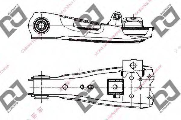 DJ PARTS DA1456 Рычаг независимой подвески колеса, подвеска колеса