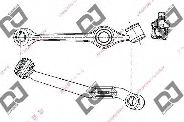 DJ PARTS DA1514 Рычаг независимой подвески колеса, подвеска колеса