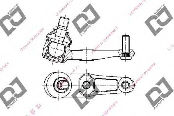 DJ PARTS DB1050 Несущий / направляющий шарнир