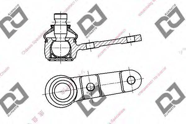 DJ PARTS DB1313 Несущий / направляющий шарнир