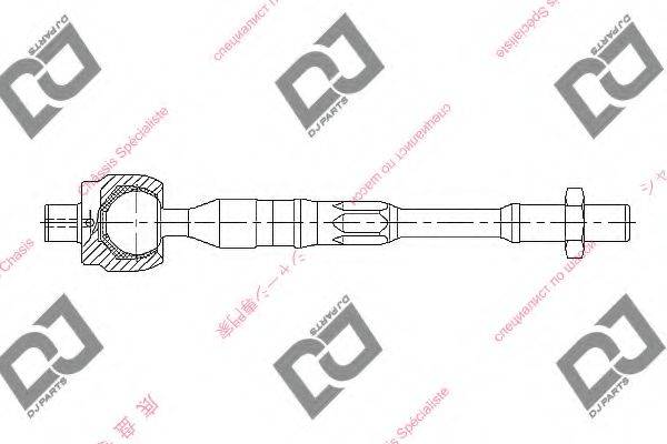 DJ PARTS DR1212 Осевой шарнир, рулевая тяга