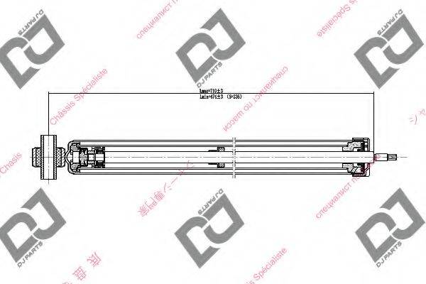 DJ PARTS DS1555GT Амортизатор